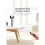 Baseus selfie stick telescopic bluetooth din aluminiu cu trepied - roşu