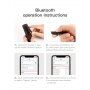 Baseus selfie stick telescopic bluetooth din aluminiu cu trepied - roşu