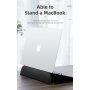 Dux Ducis Plic din piele PU cu suport integrat pentru MacBook 13" / Air 13" / Pro 13" - negru