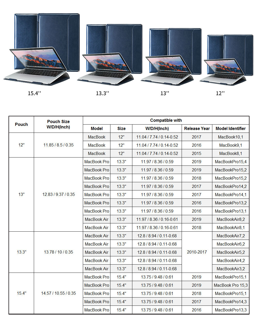 Dux Ducis Plic din piele PU cu suport integrat pentru MacBook 13 Dux Ducis Plic din piele PU cu suport integrat pentru MacBook 13