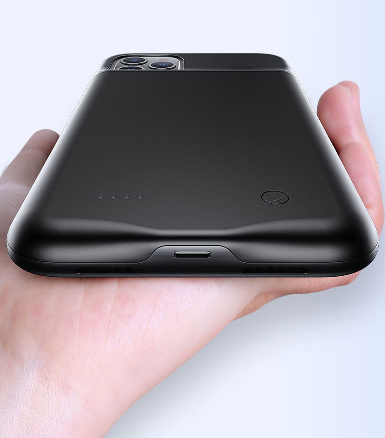 Usams carcasă cu baterie 3500mAh pentru iPhone 11 Pro - negru