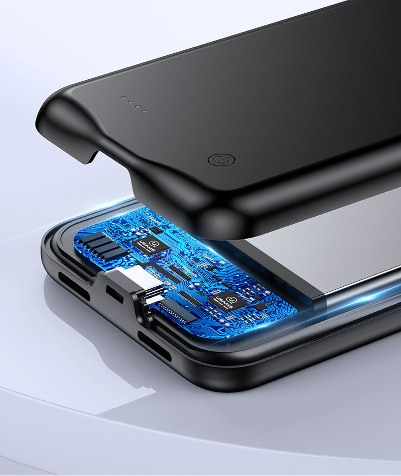 Usams carcasă cu baterie 3500mAh pentru iPhone 11 Pro - negru