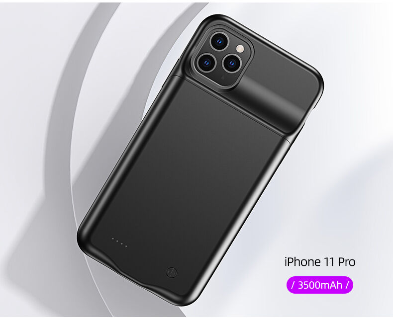 Usams carcasă cu baterie 3500mAh pentru iPhone 11 Pro - negru