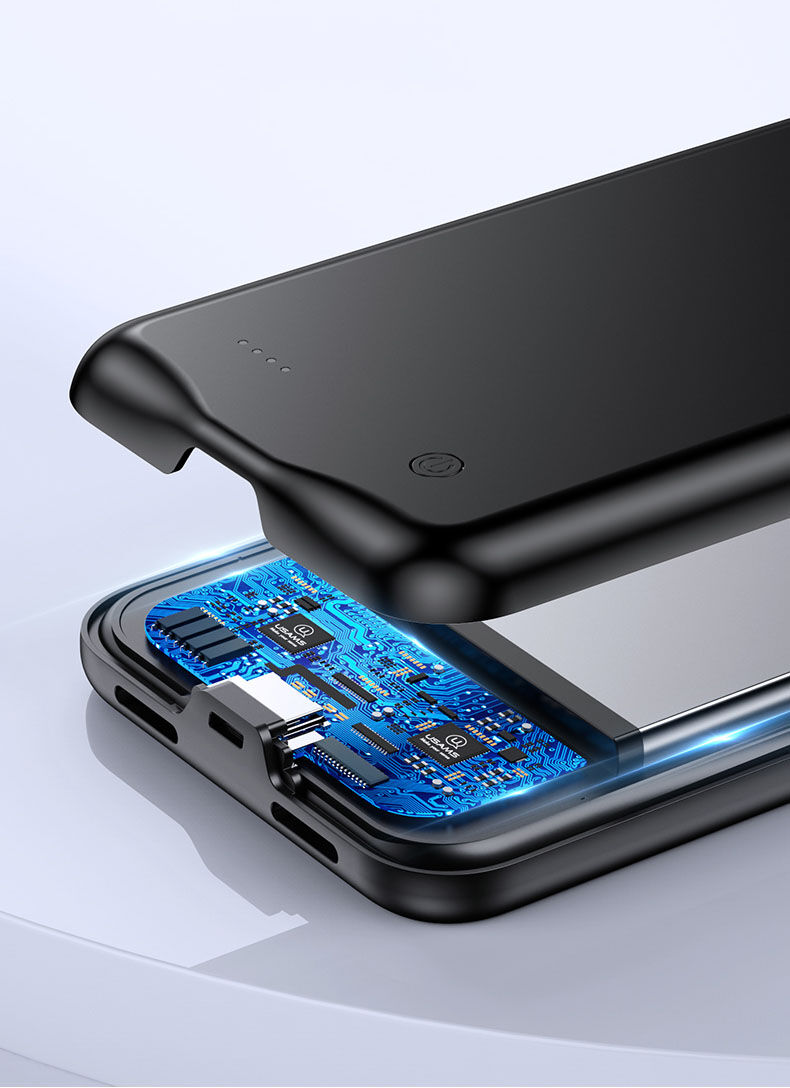 Usams carcasă cu baterie 4500mAh pentru iPhone 11 Pro Max - negru
