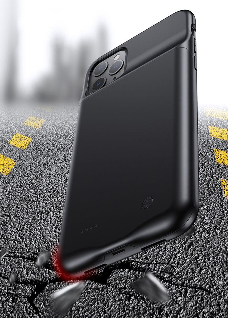 Usams carcasă cu baterie 4500mAh pentru iPhone 11 Pro Max - negru
