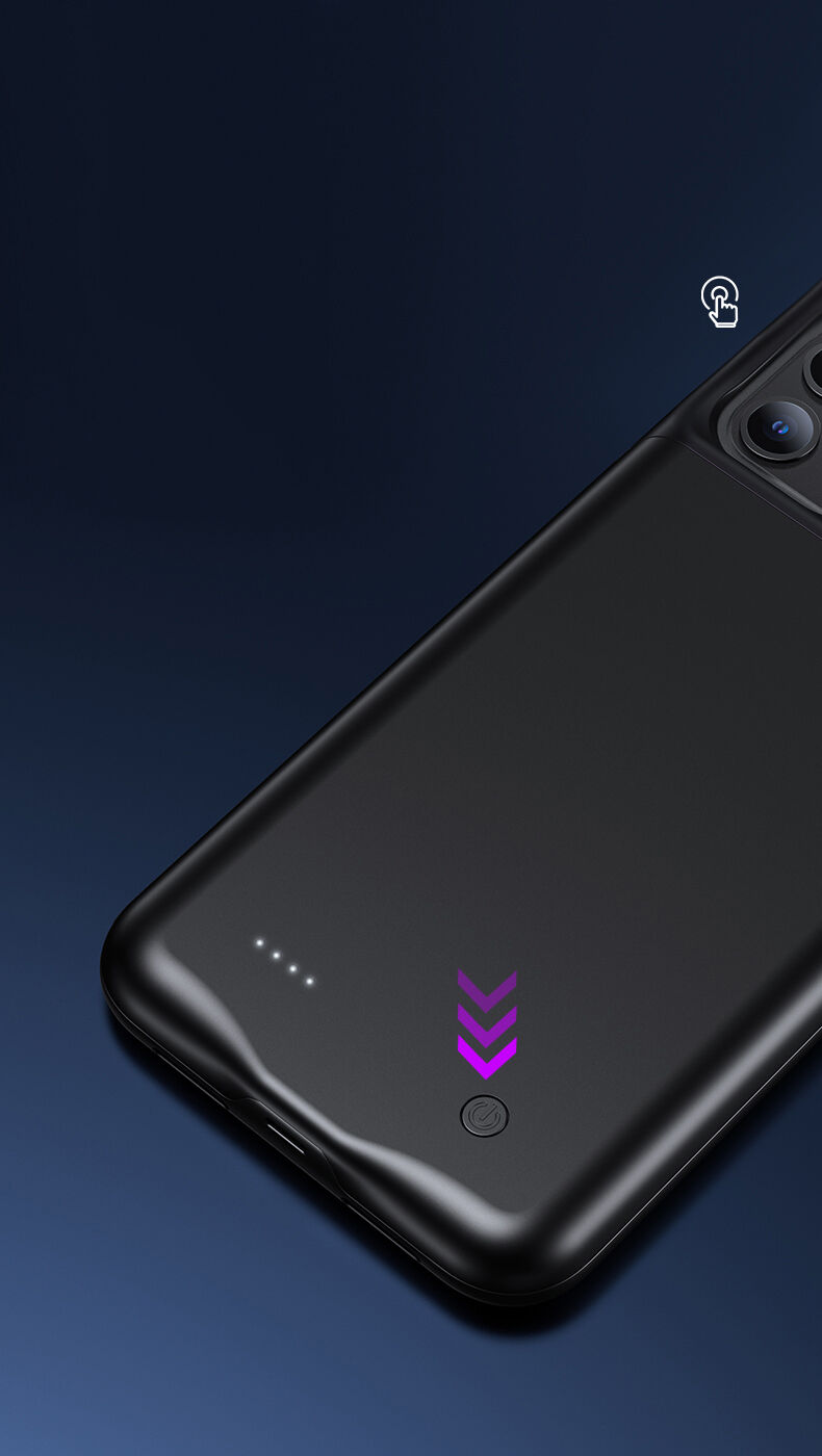 Usams carcasă cu baterie 4500mAh pentru iPhone 11 - negru