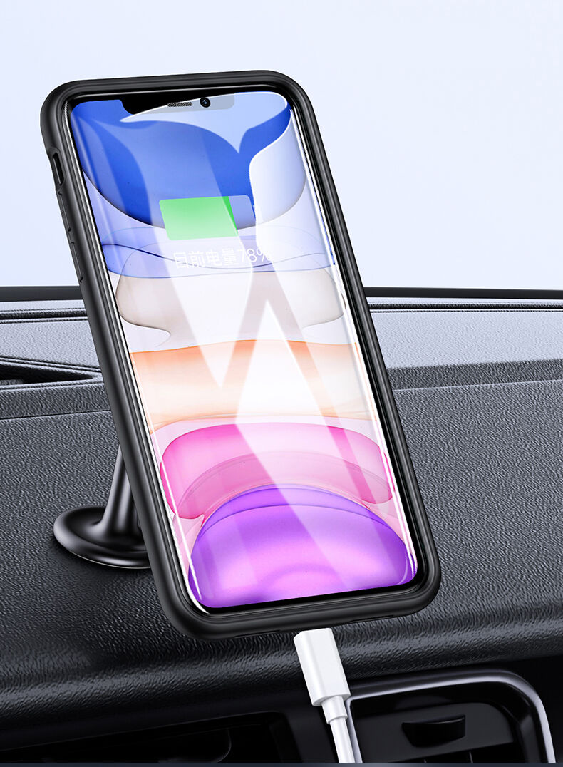 Usams carcasă cu baterie 4500mAh pentru iPhone 11 - negru