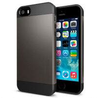 Husă rezistentă pentru iPhone 5 / 5S / SE (2016) - gri
