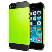Husă rezistentă pentru iPhone 5 / 5S / SE (2016) - verde