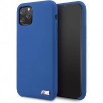 BMW carcasă din silicon pentru iPhone 11 Pro Max - albastru marin