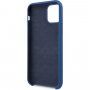 BMW carcasă din silicon pentru iPhone 11 Pro Max - albastru marin