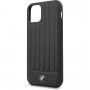BMW carcasă din piele pentru iPhone 11 Pro Max - negru