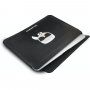 Karl Lagerfeld husă din piele pentru iPad Pro 12,9" / MacBook pana la 14" - negru