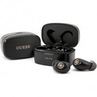 Guess Wireless Stereo căști wireless cu husă de încărcare pentru dispozitivele Apple - negru