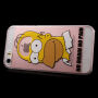 Carcasă transparentă pentru iPhone 5 / 5S / SE (2016) - Homer Simpson - No Brain No Pain