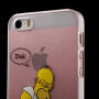 Carcasă transparentă pentru iPhone 5 / 5S / SE (2016) - Homer Simpson supărat