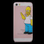 Carcasă transparentă pentru iPhone 5 / 5S / SE (2016) - Homer Simpson serios