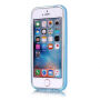 Carcasă lucioasă din gel, cu paiete, pentru iPhone 5 / 5S / SE (2016) - albastru