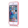 Carcasă lucioasă din gel, cu paiete, pentru iPhone 5 / 5S / SE (2016) - roz