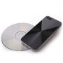 Carcasă din plastic cu suprafaţă CD, pentru iPhone 5 / 5S / SE (2016) - negru