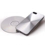 Carcasă din plastic cu suprafaţă CD, pentru iPhone 5 / 5S / SE (2016) - argintiu