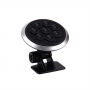 Încărcător auto QI wireless, cu stativ pivotant 360°, pentru iPhone - argintiu