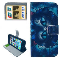 Husă cu stativ integrat şi port-act, pentru iPhone 5 / 5S / SE (2016) - motan