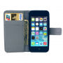 Husă cu stativ integrat şi port-act, pentru iPhone 5 / 5S / SE (2016) - motan