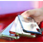Carcasă magnetică BENKS, ultra-subţire, din plastic durificat, pentru iPhone X - transparent