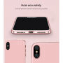 Carcasă de protecţie ultra-uşoară MOFI, pentru iPhone XS / iPhone X - negru