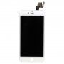 Premium parte frontală complet echipată, fără butonul Home Button, pentru Apple iPhone 6 Plus – alb
