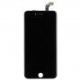 Premium LCD de rezervă, cu sticlă tactilă şi ramă, pentru Apple iPhone 6 Plus - negru