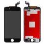 Premium LCD de rezervă, cu sticlă tactilă şi ramă, pentru Apple iPhone 6S - negru