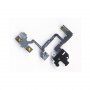 Cablu flex cu conector Audio Jack, butoane de volum şi buton mute, pentru Apple iPhone 4 - alb