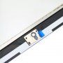 Sticlă frontală tactilă (touch screen) pentru Apple iPad 4 - ramă albă