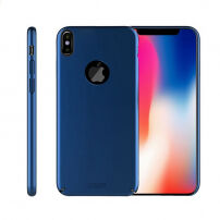 Carcasă ultra-uşoară MOFI, cu protecţie pentru lentila fotoaparatului, pentru iPhone XS / iPhone X - albastru