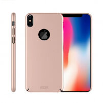 Carcasă ultra-uşoară MOFI, cu protecţie pentru lentila fotoaparatului, pentru iPhone XS / iPhone X - roz-auriu