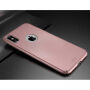 Carcasă ultra-uşoară MOFI, cu protecţie pentru lentila fotoaparatului, pentru iPhone XS / iPhone X - roz-auriu