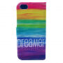 Husă cu stativ integrat şi port-act, pentru iPhone 5 / 5S / SE (2016) - Dreamer