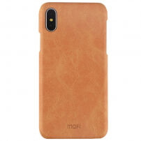 Carcasă de protecţie MOFI, pentru iPhone XS / iPhone X - maro