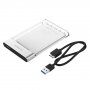 Cutie externă ORICO pentru hard disk de 2,5 ", cu conector USB 3.0 - transparent