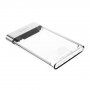 Cutie externă ORICO pentru hard disk de 2,5 ", cu conector USB 3.0 - transparent