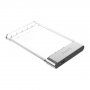 Cutie externă ORICO pentru hard disk de 2,5 ", cu conector USB 3.0 - transparent