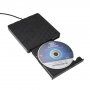 Unitate externă pentru citirea și scrierea CD / DVD / CD-ROM cu conector USB pentru MacBook - negru