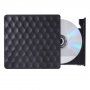 Unitate externă pentru citirea și scrierea CD / DVD / CD-ROM cu conector USB pentru MacBook - negru