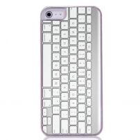 Husă de protecţie din plastic pentru iPhone SE (2016) / 5S / 5 / 5C - tastatură