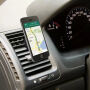 Suport magnetic universal, cu prindere pe grila de ventilare a automobilului, pentru iPhone – negru