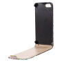 Husă rabatabilă de protecţie pentru iPhone SE (2016) / 5S / 5 / 5C - ploaie de meteoriţi