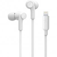 Belkin Rockstar căști cu conector lightning pentru dispozitivele Apple - alb
