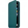 Husă originală Apple Folio din piele pentru iPhone 11 Pro - kingfisher turquoise